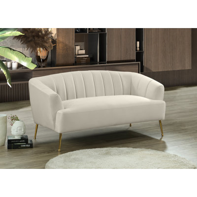Tremaine 61.5'' Velvet Loveseat