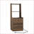 Modern Wood Nightstand with Charging Station and Storage, Easy Assembly-1908295329