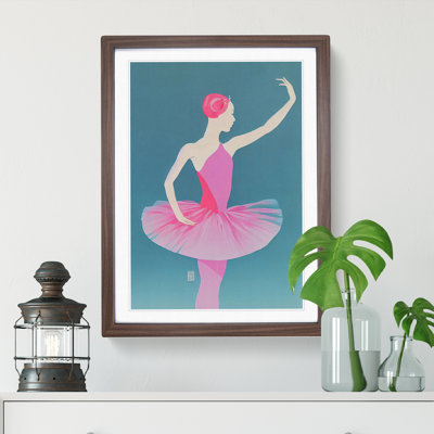 Ballerina Profile - Single Picture Frame Painting