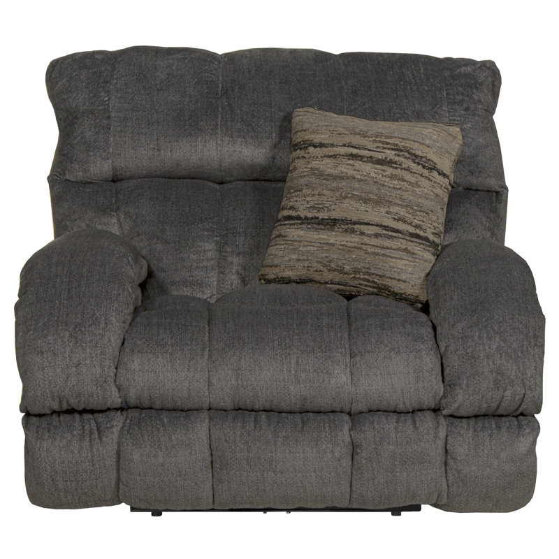 Fauteuil inclinable standard Annaliisa, 100 % polyester gris, Électrique