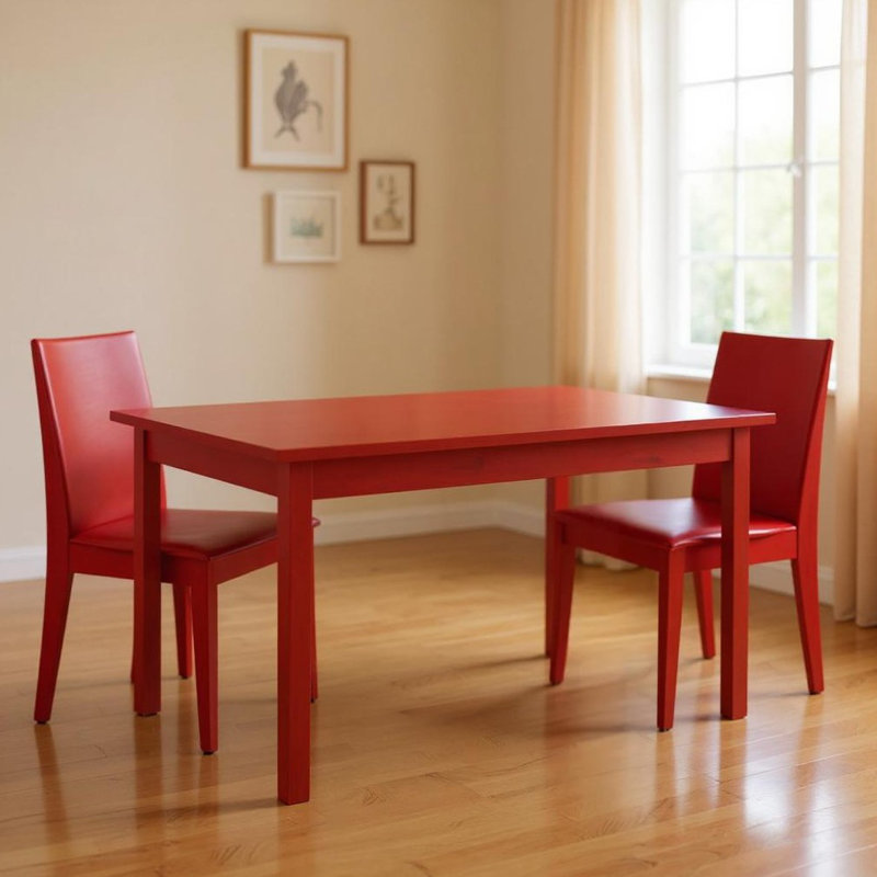 Table de salle à manger Gracie Mills, H 30 po x l 48 po x P 27 po