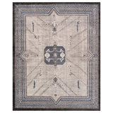 Khotan Hand Knotted Wool Oriental Area Rug in Ivory
