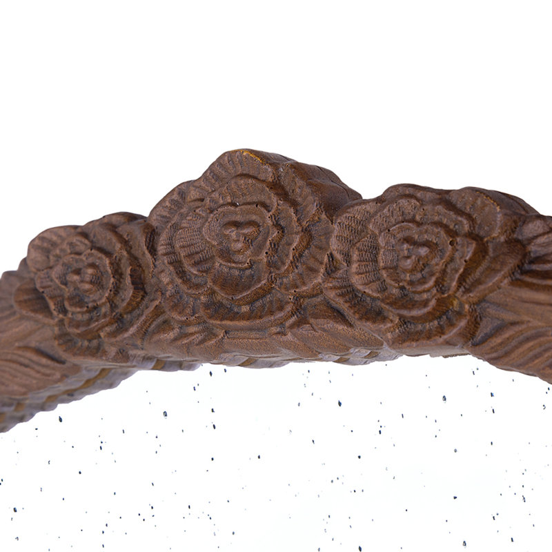 Miroir décoratif Langosta Bingley, H 42 po x l 23 po, Brun