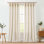 Paire de rideaux semi-transparents Chenae