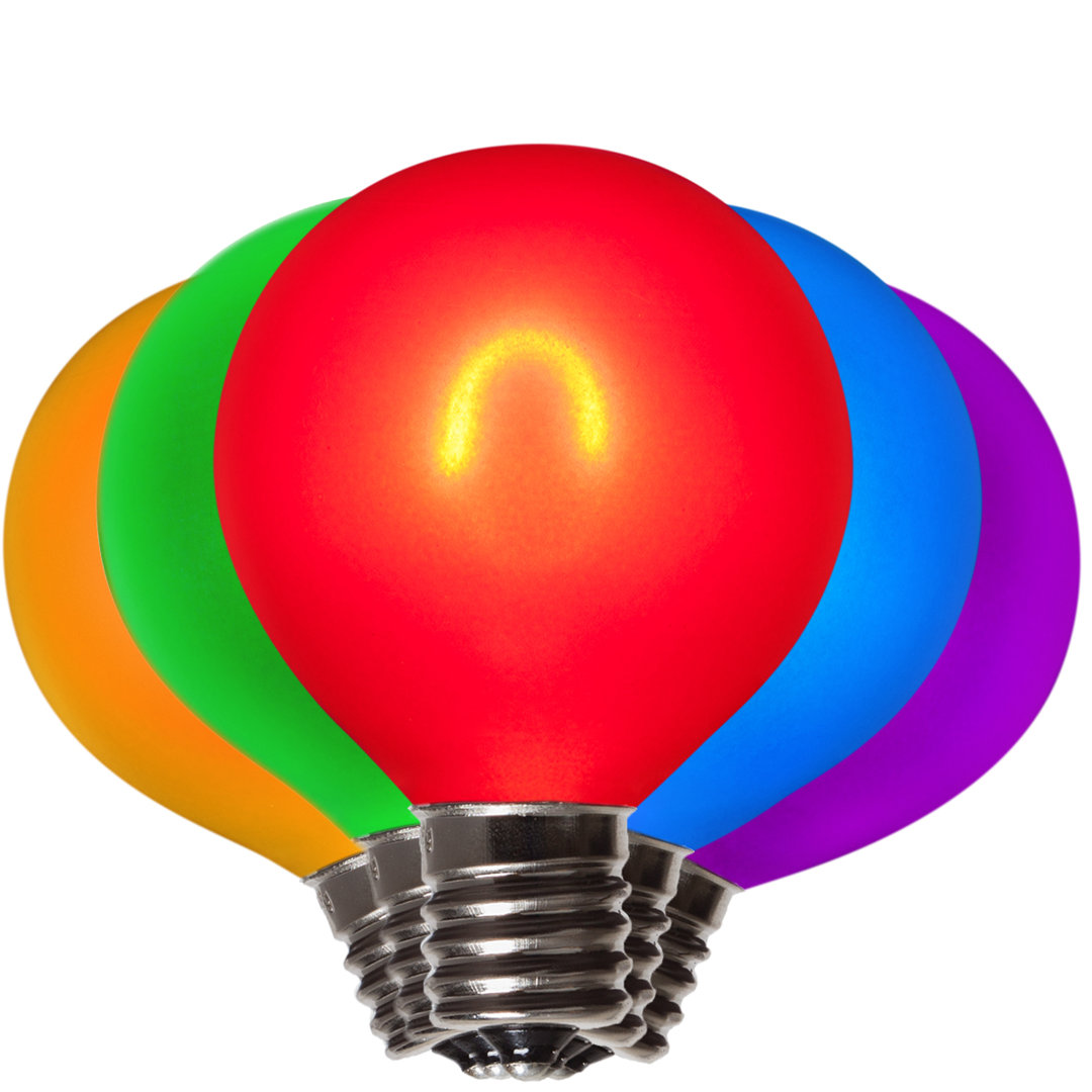 25 Watt Equivalent G50 E17/Intermediate LED Bulb (Set of 5) Wintergreen Lighting