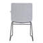 Chaise d'invité de bureau en cuir / polyester Lagan-1314206482