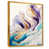 Toile avec cadre flottant or