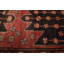 Tapis noir et rouge Andelz 3 pi 0 po x 8 pi 1 po