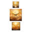 Rhyin - Horloge murale moderne abstraite et fractale
