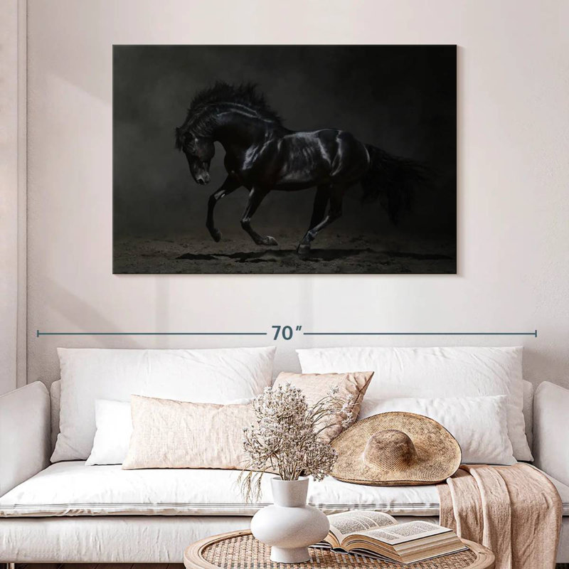 Brampt Dark Horse, 32" H x 48" W