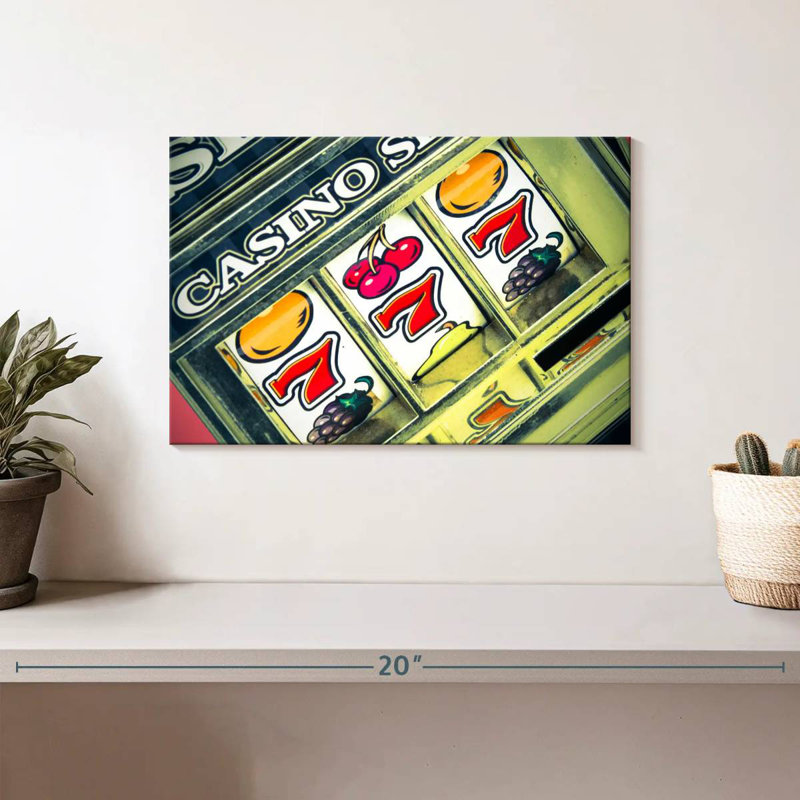 Senne Slot Machine Display, 8" H x 12" W