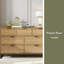 Modern 7 Drawer Dresser Wood Cabinet
