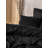 Luxury Ranforce Single XXL Quilt Cover Set, 61 x 87 Duvet Cover & 31.5 x 31.5 Pillowcase | 100% Cotton, Reactive Printing, 145 Thread Count | Machine Washable, Elegant Black Color, Durable Button Closure-105521324-105521326
