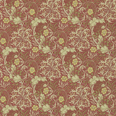 Morris Seaweed 10.05m x 52cm Matte Wallpaper Roll