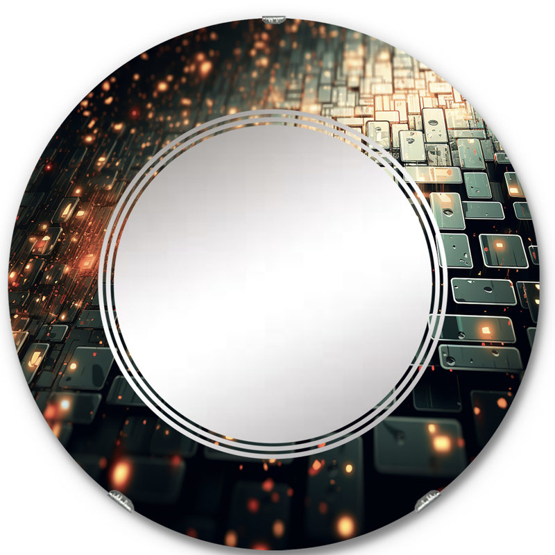 Circle Mirror, 24" x 24"