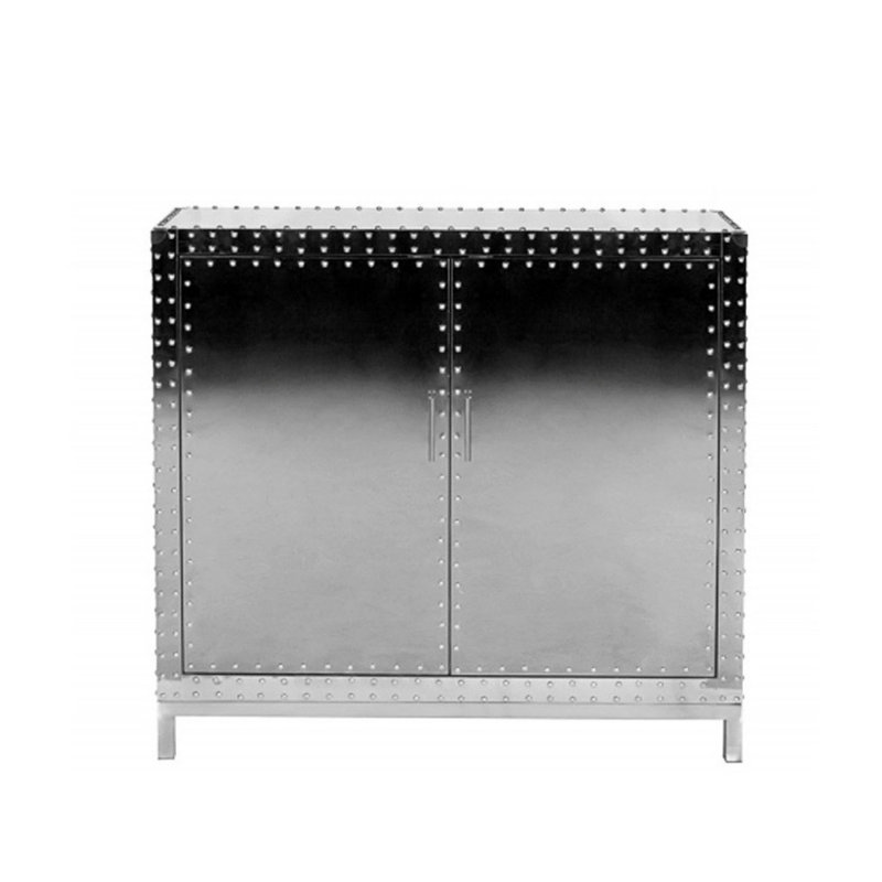 Armoire d’appoint à miroir 2 portes Doegolia