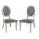 Ensemble de 2 chaises d'appoint Transition