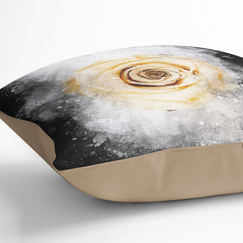 Square Cushion, Stone, 40cm H x 40cm W x 15cm D