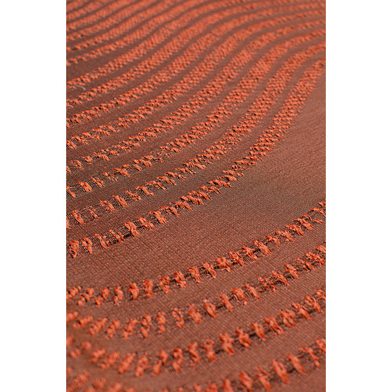 Square Throw Pillow Cover, Rusty Orange, 46cm H x 46cm W x 0.5cm D