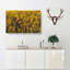 Golden Forest in Abstract - Wrapped Canvas-55316651