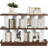 8 Cube Storage Shelf Organizer - Open Cube Bookshelf with 10 Removable Back Panels-117404900