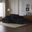 Double méridienne intérieure, canapé-lit rembourré surdimensionné pour l'intérieur, canapé-lit de luxe à assise profonde, causeuse modulaire, causeuse en velours côtelé pour le salon, aucun assemblage requis-1390564994
