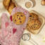 Couvre-lit romantique en coton Rosy Glow