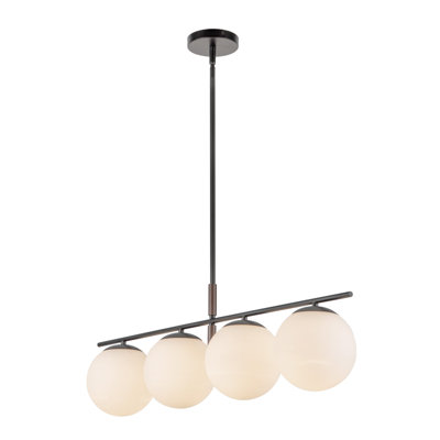 Luminaire suspendu linéaire 37 po Zuri