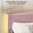 Samiha Upholstered Platform Bed with LED Lighting Headboard-976780746-978940312