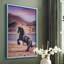 Sunlit Horses II, reproduction encadrée - bois massif-581202505-581202514