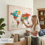 Carte du monde personnalisable Our Travel II-1129086917-1128474647