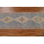 Tapis turc en laine bleu clair Heriz Serapi