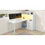 Bureau en L de 55 po avec prises de courant et lumière DEL Broly-689159166