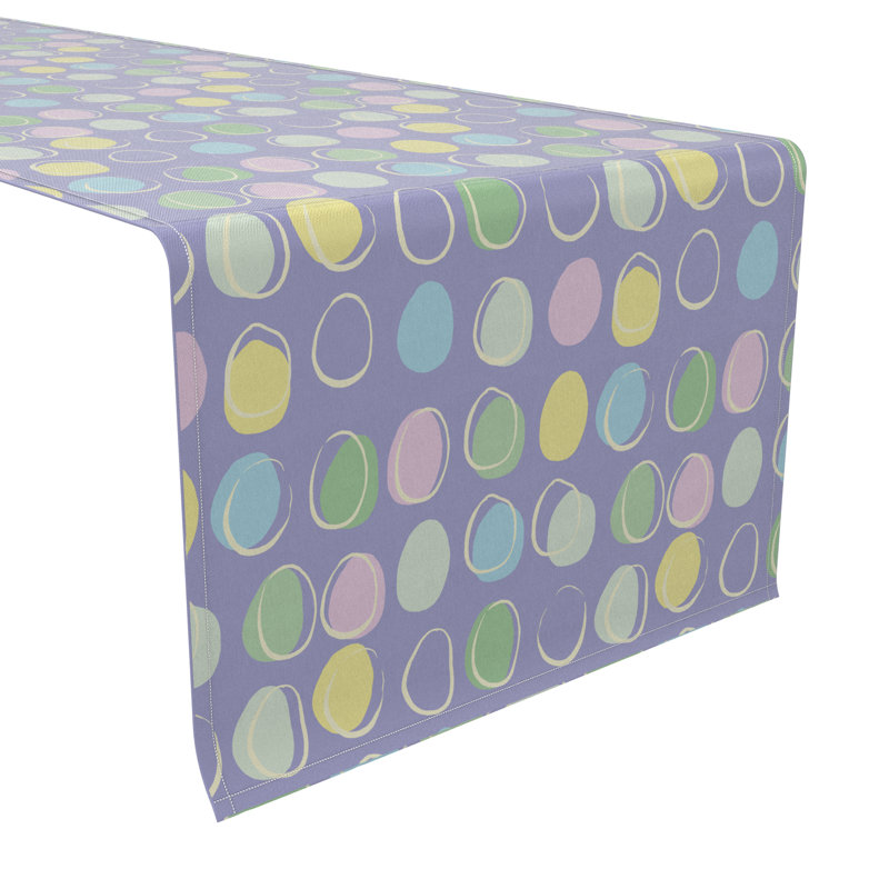 Fontagne Rectangular Geometric Easter Cotton Twill Table Runner