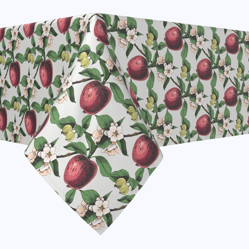 Apples Abstract Square Tablecloth, 84" x 84"