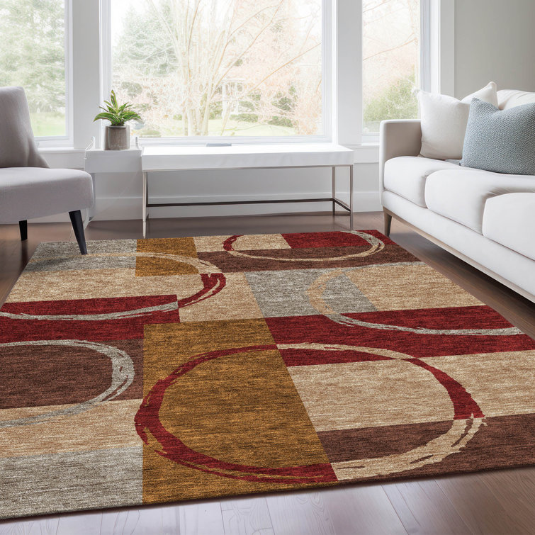 Premium Machine Washable Prisco Wheat Rug