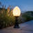 Petal Silhouette Outdoor Pedestal Light