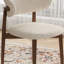 Chaises de salle à manger rembourrées en bois massif de style Mid-Century beige, aucune chaise d'appoint requise pour la salle à manger-1145256043-1144640660