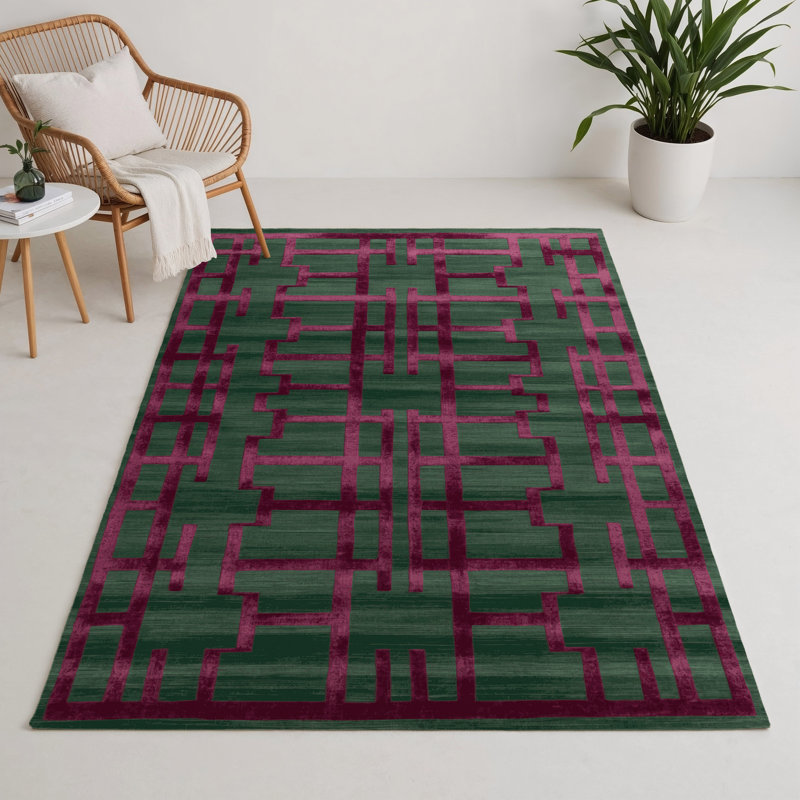Tapis vert intérieur et extérieur Trellis, Rectangle 9 pi x 12 pi