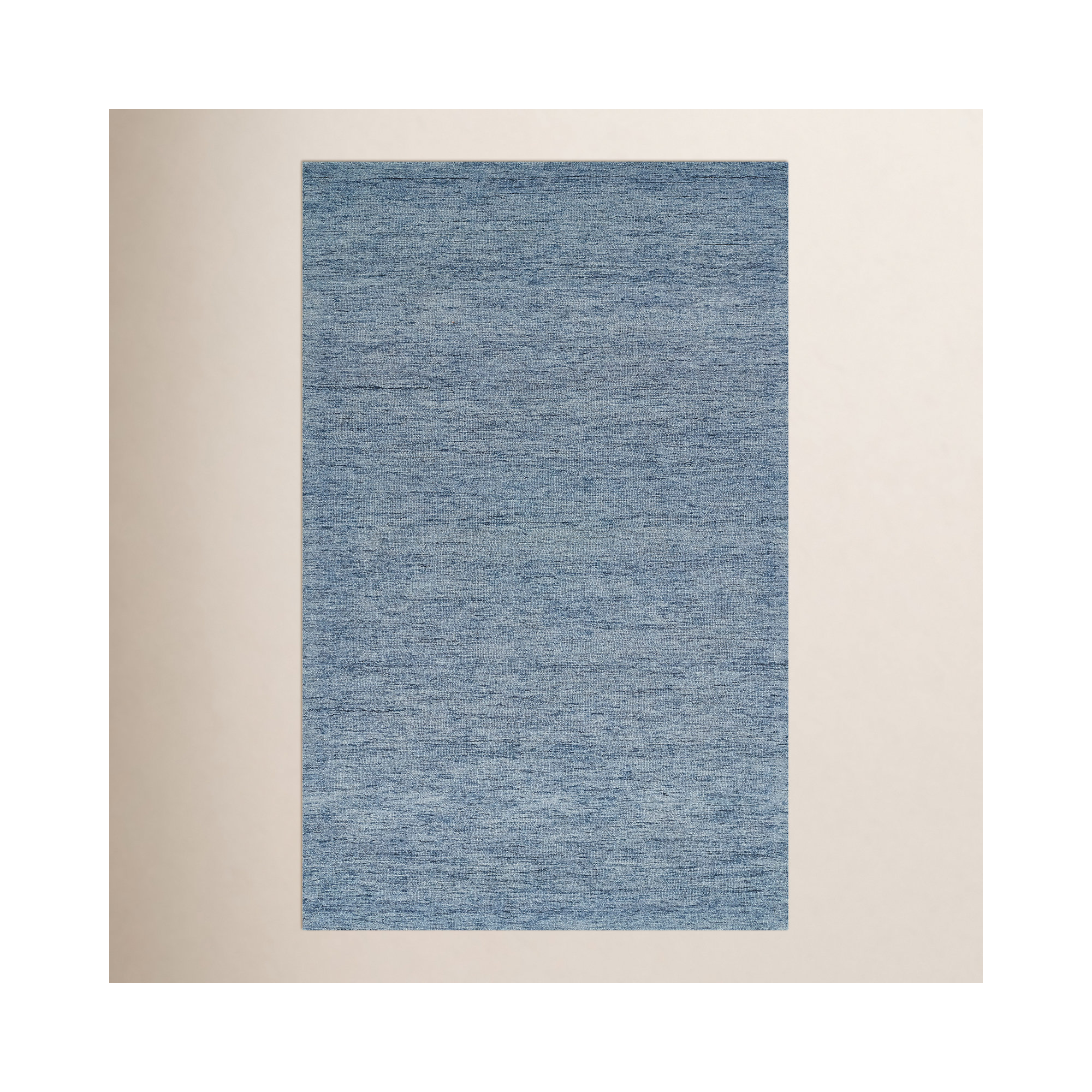 Zaley Handmade Wool Rug, Rectangle 8' x 10'