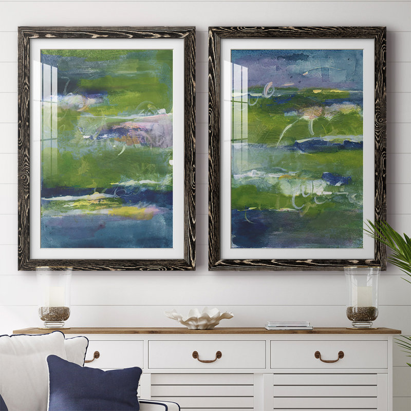 «Bales Of Color I», reproduction de photo sur toile 2 pièces, H 27,5 po x l 75 po x P 1,5 po, Noir