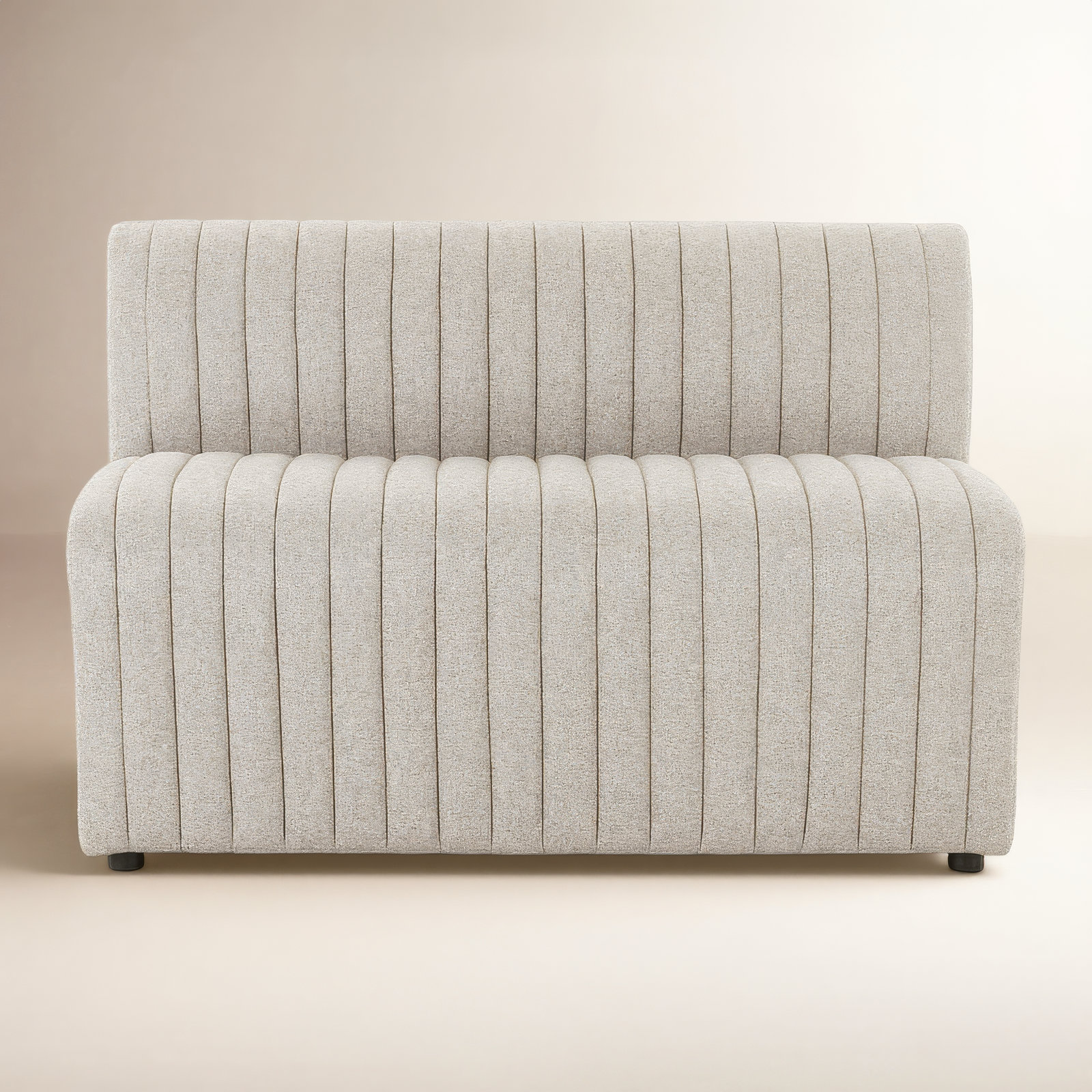 Brandt Bench, 31.5" H x 49" W x 28" D, Orly Natural Polyester