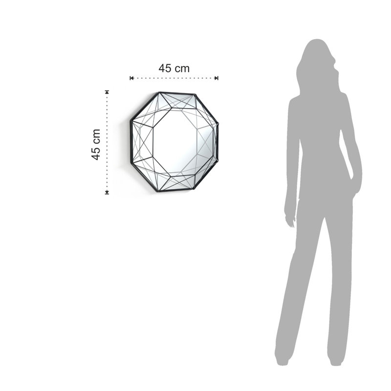 Metal Flat Wall Mirror