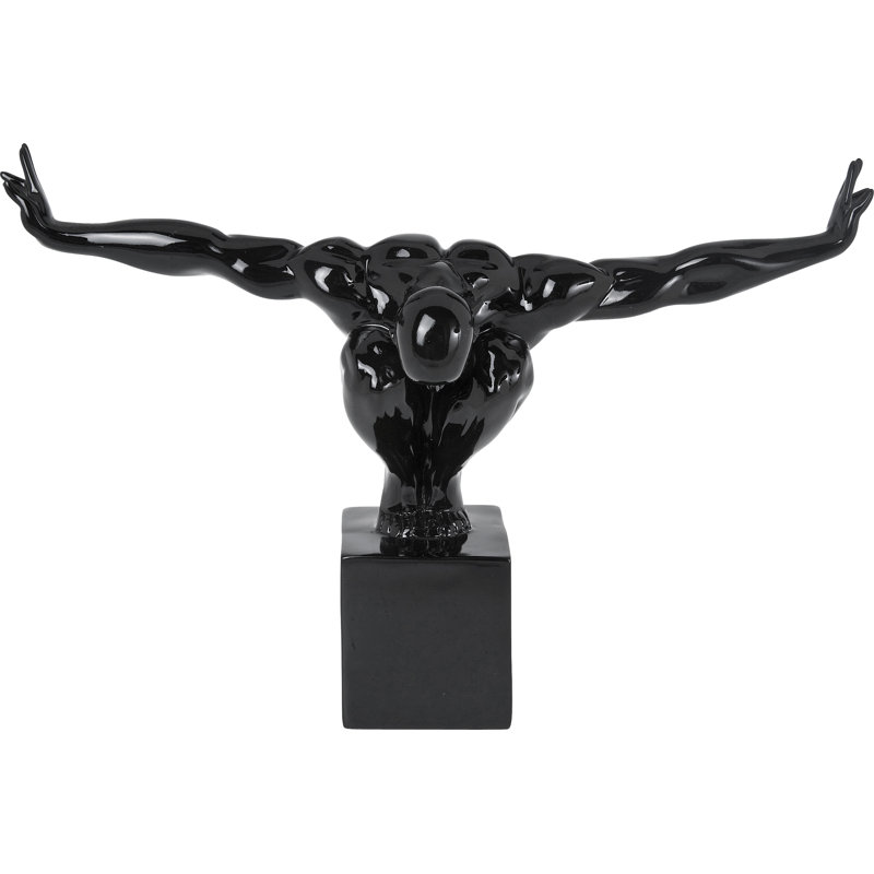 Decorative Object Athlete Small 43cm, Black