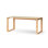 Burlywood Rectangular Solid Wood Dining Table