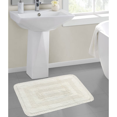 Adiraica 100% Cotton Bath Rug