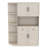 Multifunctional Left-Right Combination Hall Cabinet with Storage & 4 Hooks – Split & L-Shaped Entryway Storage for Living Room, Kitchen,antique Beige-1079303751