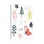 Fox Forest II par Victoria Borges - impression d'art graphique-52941341-52941342-52941343