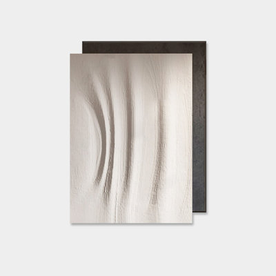 Gray + white Hand-drawn texture Wall Art