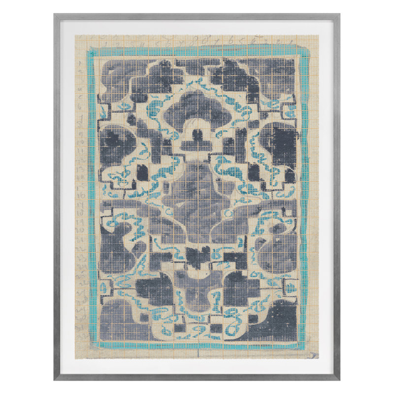 Rug Sketch 16 Print by Grand Archives